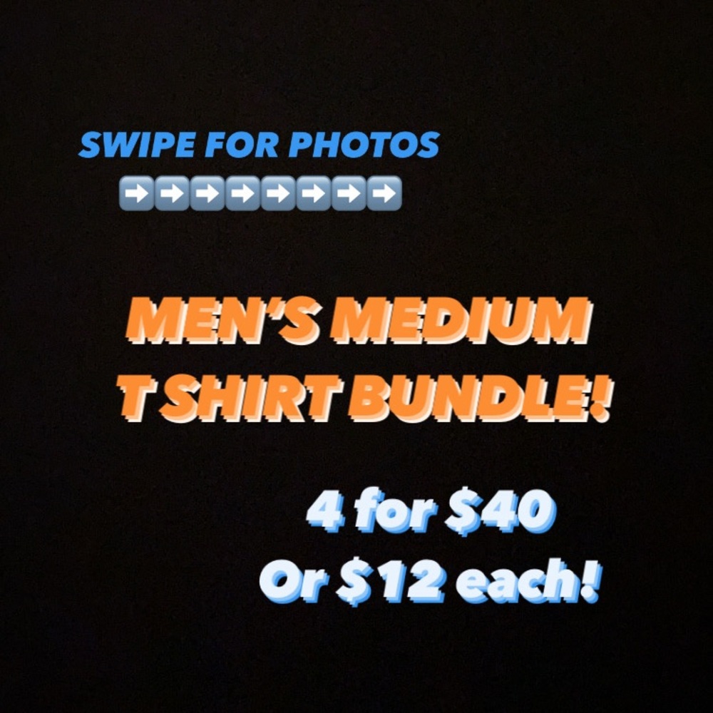 Men’s Medium Tee Bundle!!! - image 1